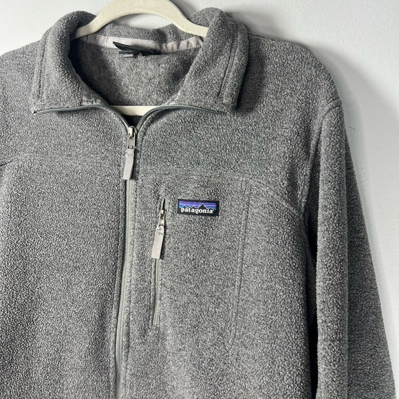 Patagonia Synchilla Jacket Full Zip Fleece Men's Coat Gray SIZE Medium - Picture 2 of 6